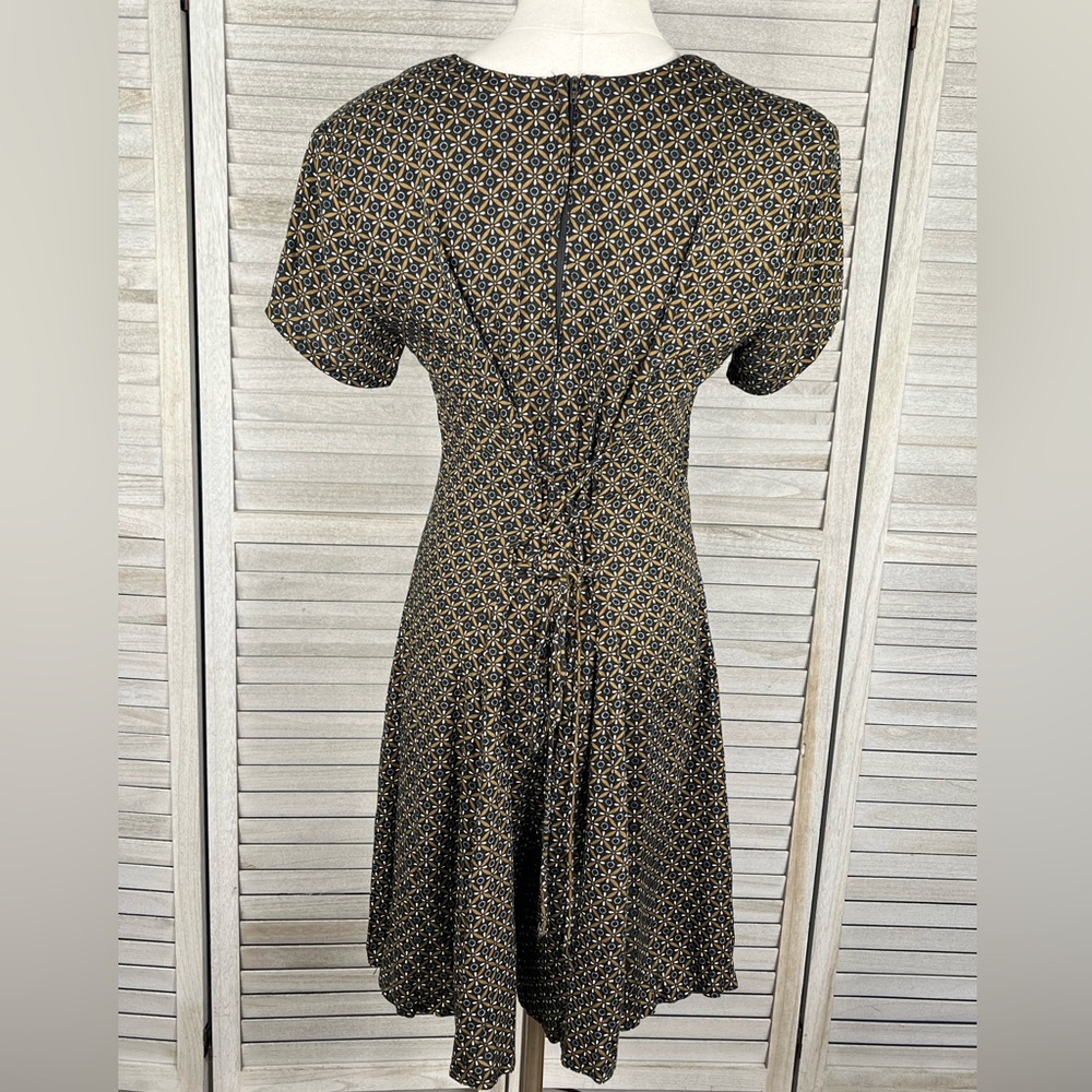 B.T. EXPRESS Vintage 90's Romper Brown/Multi Pattern-5/6 - Picture 3 of 5